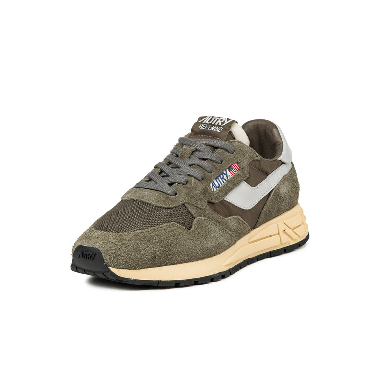 Autry Reelwind Low *Suede / Net* - 40 / Olive Night / Harbor Mist - 2