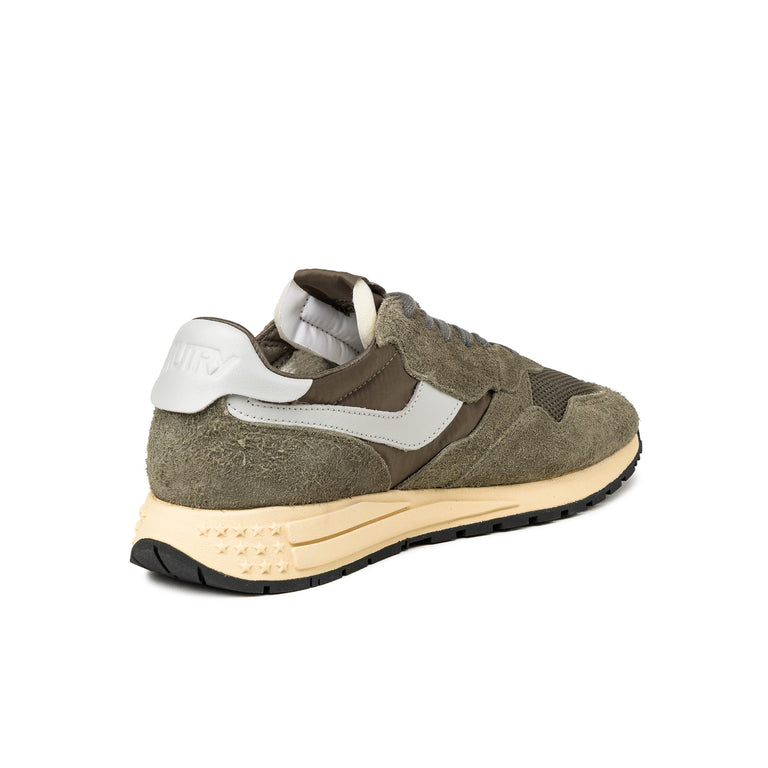Autry Reelwind Low *Suede / Net* - 40 / Olive Night / Harbor Mist - 3