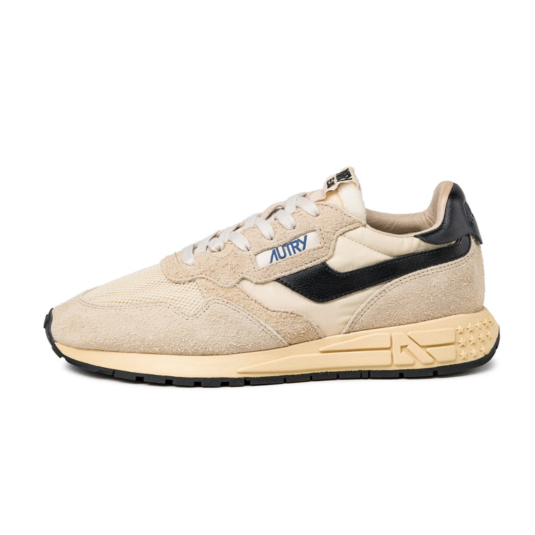 Autry Reelwind Low *Suede / Net* - 47 / Ecru / Black - 1
