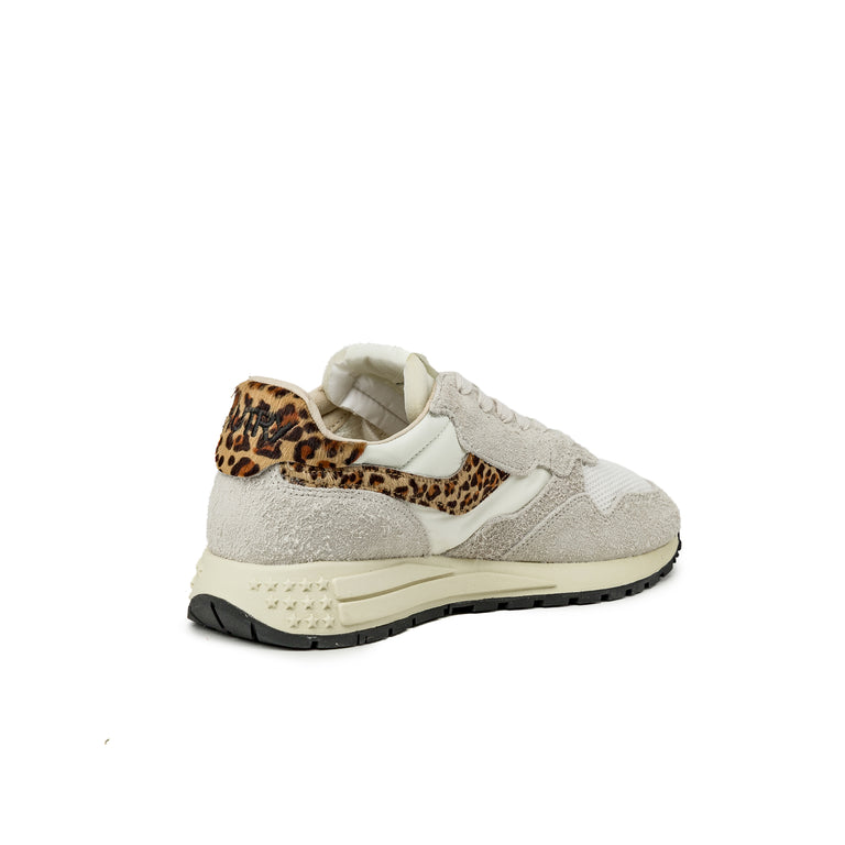 Autry Reelwind Low W - 37 / White / Leopard - 3