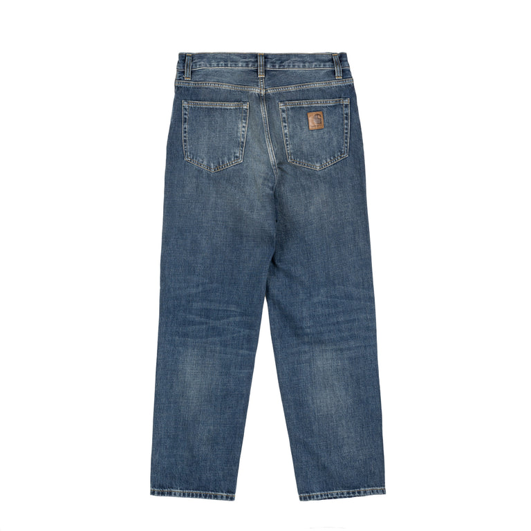 Carhartt WIP Aaron Pant - 32 / Blue / Dark Used Wash - 2