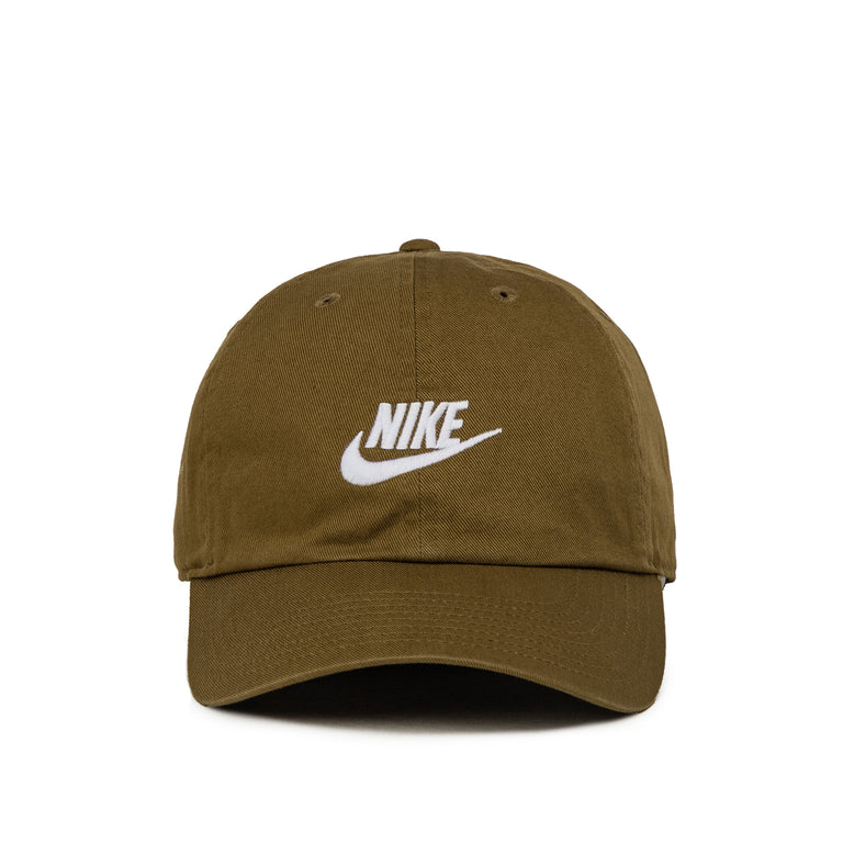 Nike	Club Washed Cap - M/L / Mosswood Brown / White - 1
