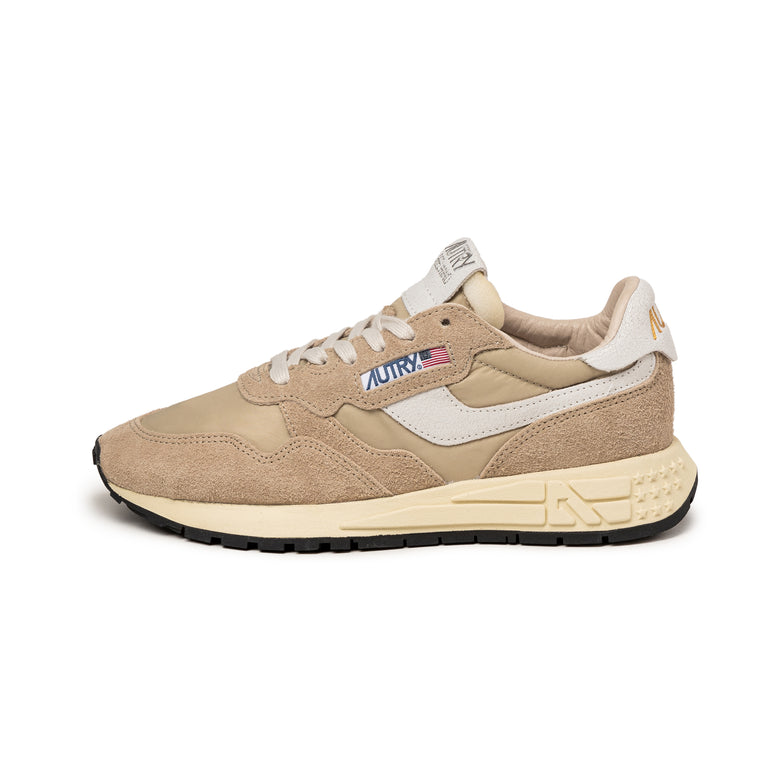 Autry Reelwind Low W *Nylon / Hairy Suede / Cracked Leather* - 36 / White / Filler
