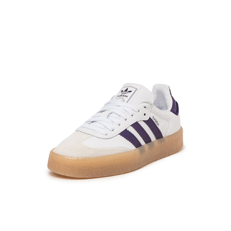 Adidas Sambae W - 38 2/3 / Footwear White / Off White / Aurich Plum - 5