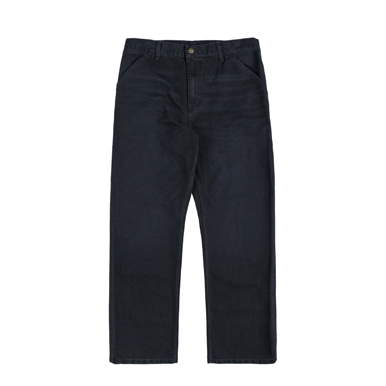 Carhartt WIP Single Knee Pant - 28 / Black Stone Canvas - 1