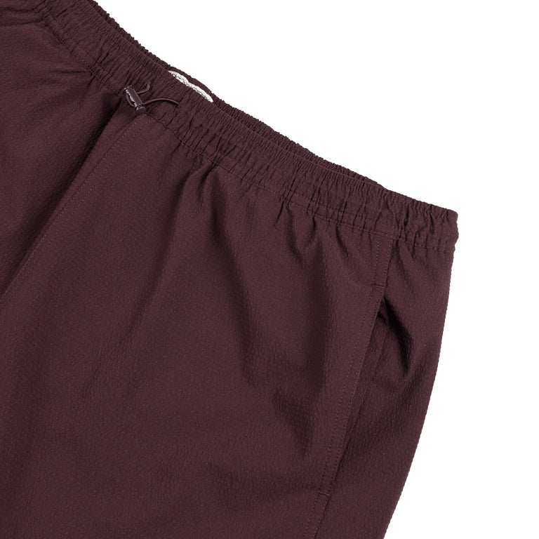 Asphaltgold Essential Track Shorts - S / Dark Bordeaux - 4