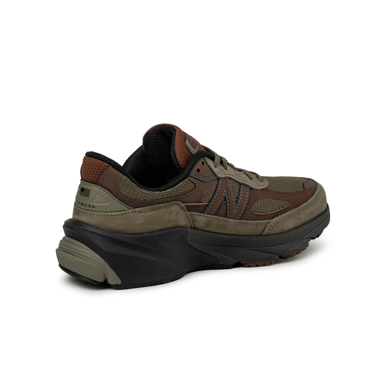 New Balance 990 v6 *Made in USA* - 39.5 / Dark Camo / Rich Oak / Black Cement - 3