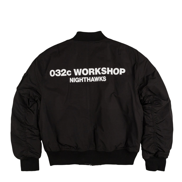 032c ''Nighthawks'' Bomber Jacket - XL / Black - 2