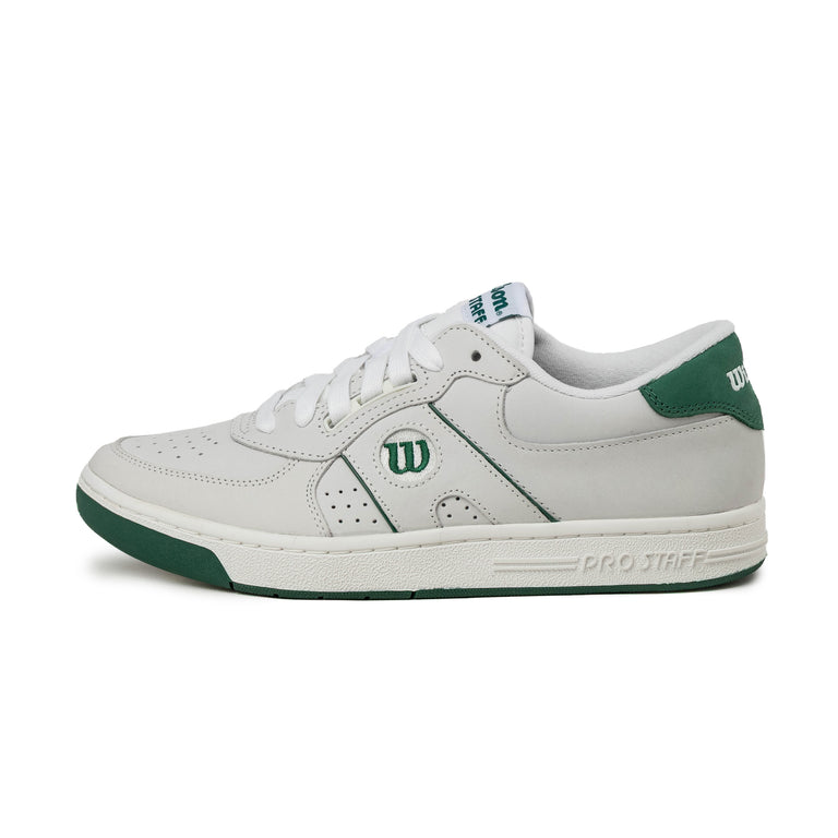 Wilson Pro Staff 87 Nubuck - 46 2/3 / White / White / Evergreen - 1
