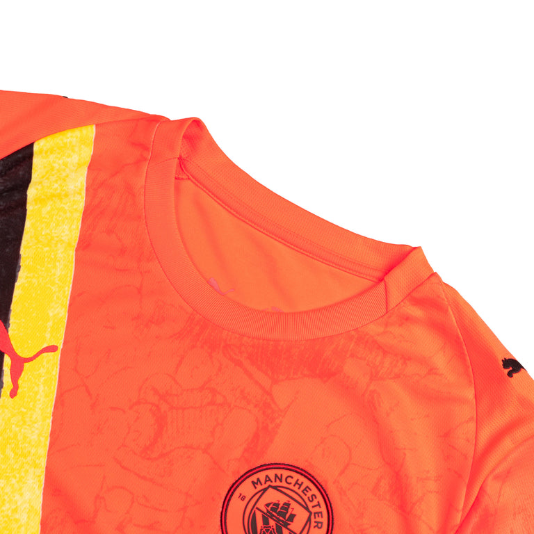 Puma x KidSuper Studios Manchester City FC Jersey Replica - XL / Neon Sun / Puma Black - 2