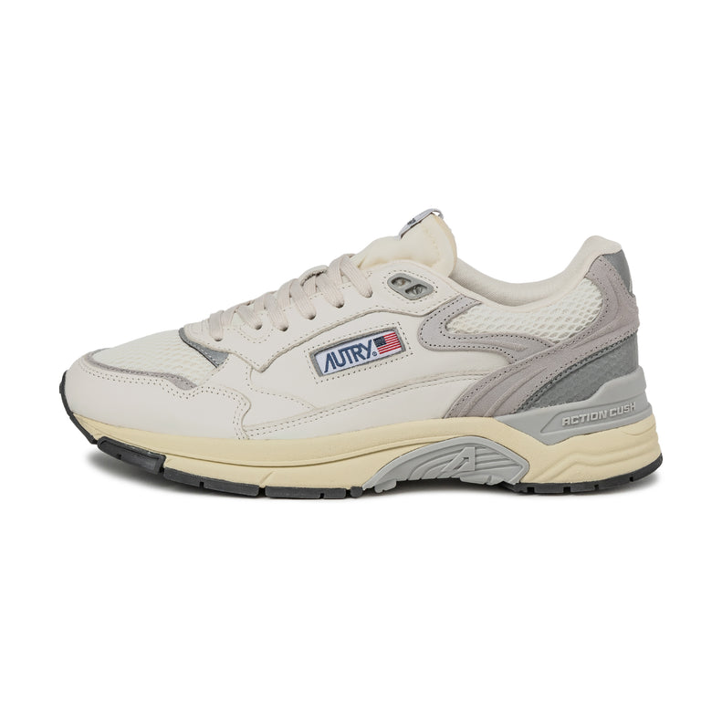 Autry Hyperway *Goatsuede / Mesh* - 42 / White / Grey - 1