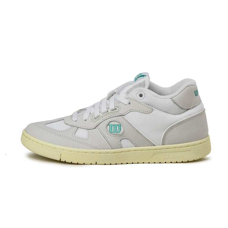 Wilson Pro Staff Mid - 44 / White / Turquoise / Tender Yellow
