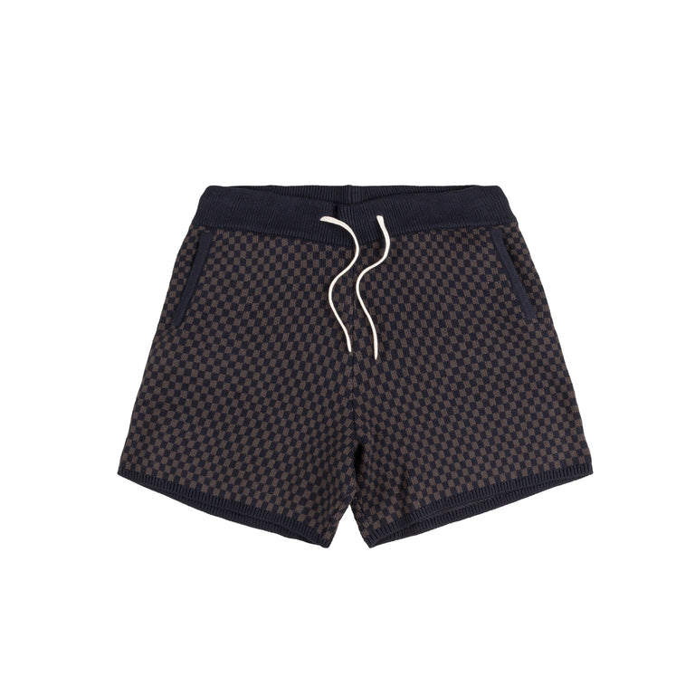 Asphaltgold Knitted Shorts - XXL / Blue/ Grey
