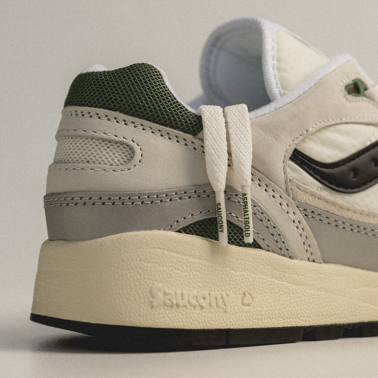 Saucony x Asphaltgold Shadow 6000 - 36 / White / Light Grey - 4