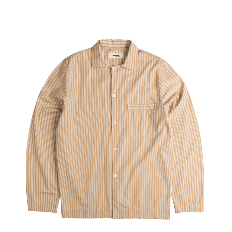 Tekla Pyjamas Shirt - XS / Corinth Stripes
