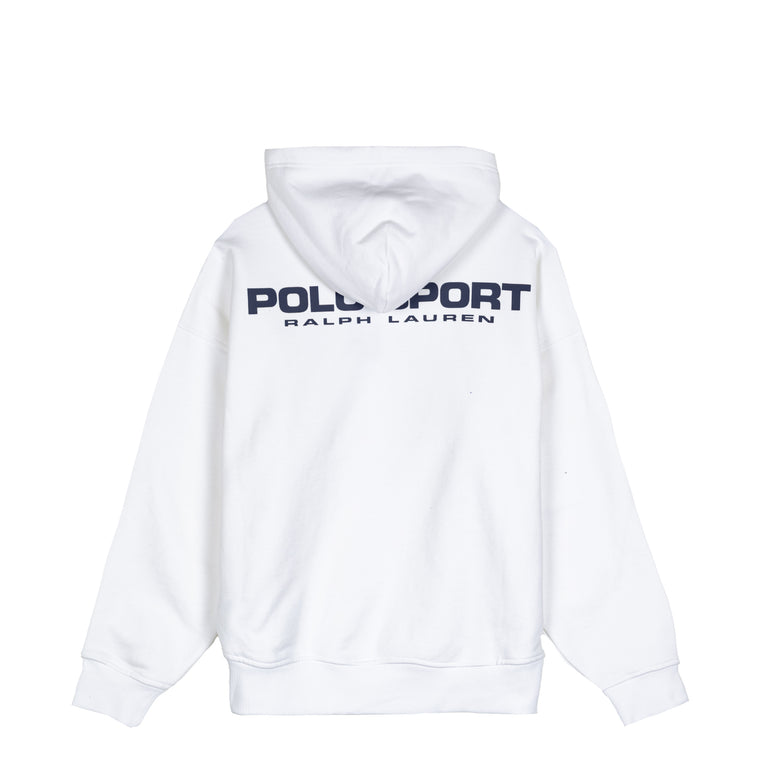 Polo Ralph Lauren Relaxed Fit Polo Sport Fleece Hoodie - L / White - 1