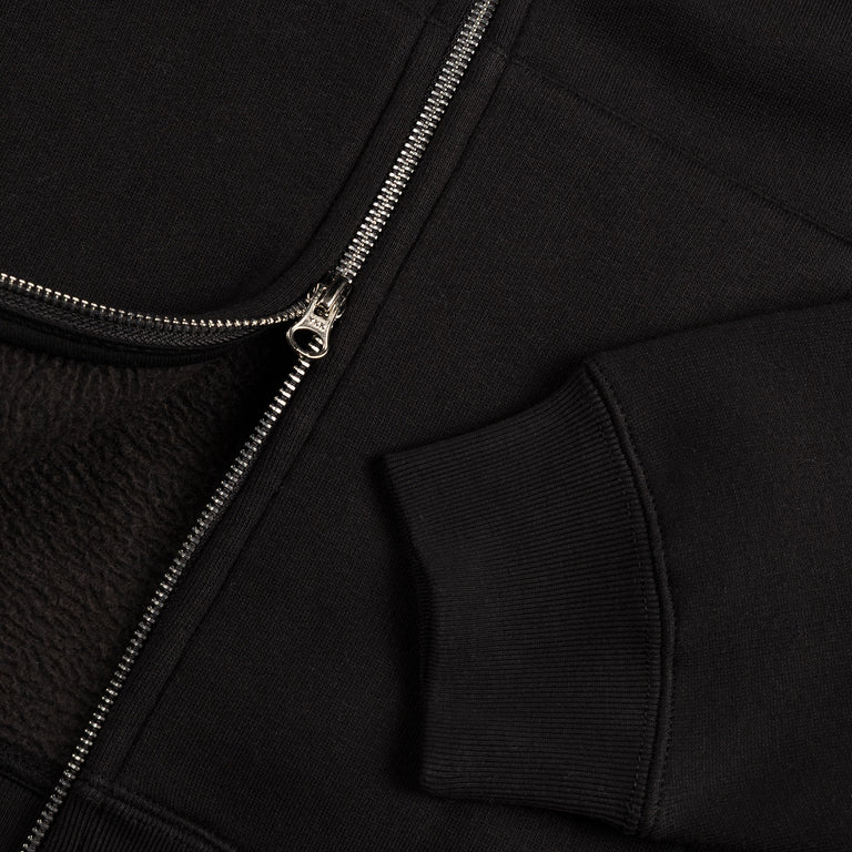 Asphaltgold Essential Zip Hoodie - XL / Black - 5