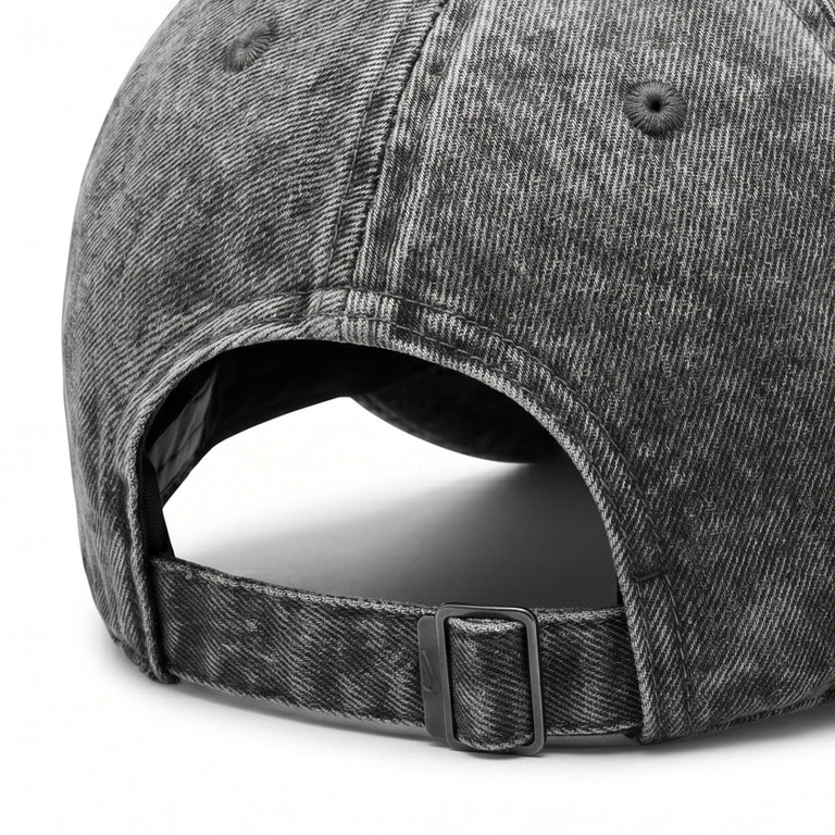 Nike	Club Unstructured Denim Patch Cap - S/M / Anthracite / Anthracite - 2