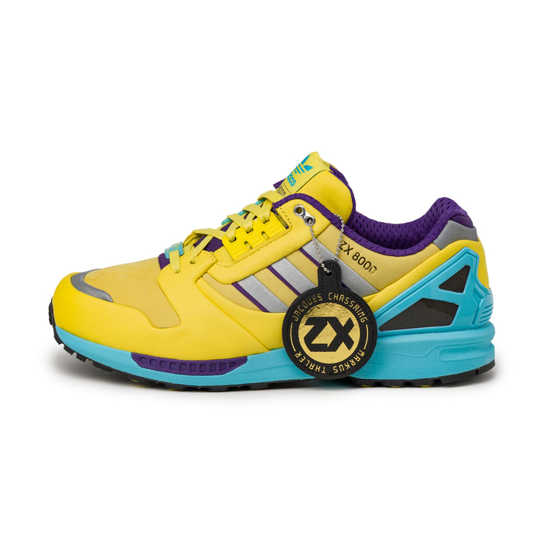 Adidas ZX 8000 Consortium *Jacques Chassaing & Markus Thaler* - 40 / Yellow / Blue Glow / Unity Purple
