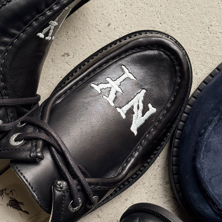 Duke + Dexter Moby Boot onfeet