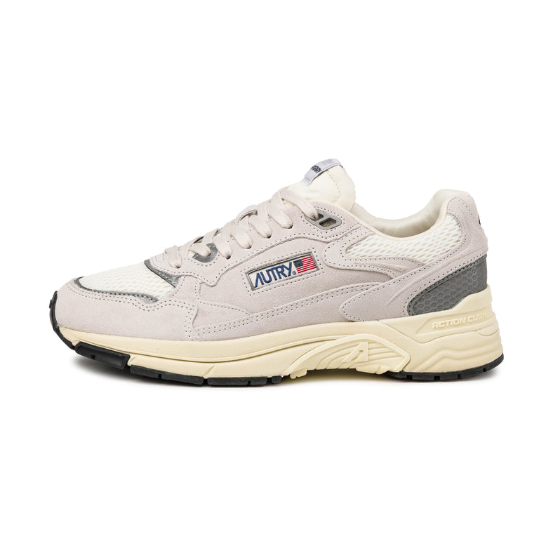 Autry Hyperway  *Suede / Mesh* - 41 / White / Silver
