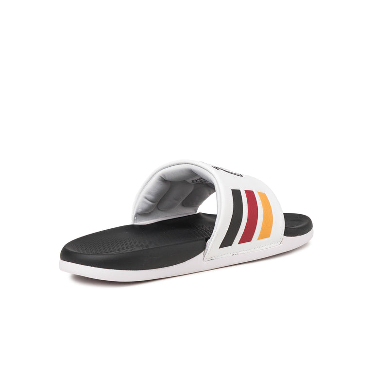 Adidas x DFB Adilette Comfort 2.0 - 40.5 / Footwear White / Core Black / Collegiate Gold - 3