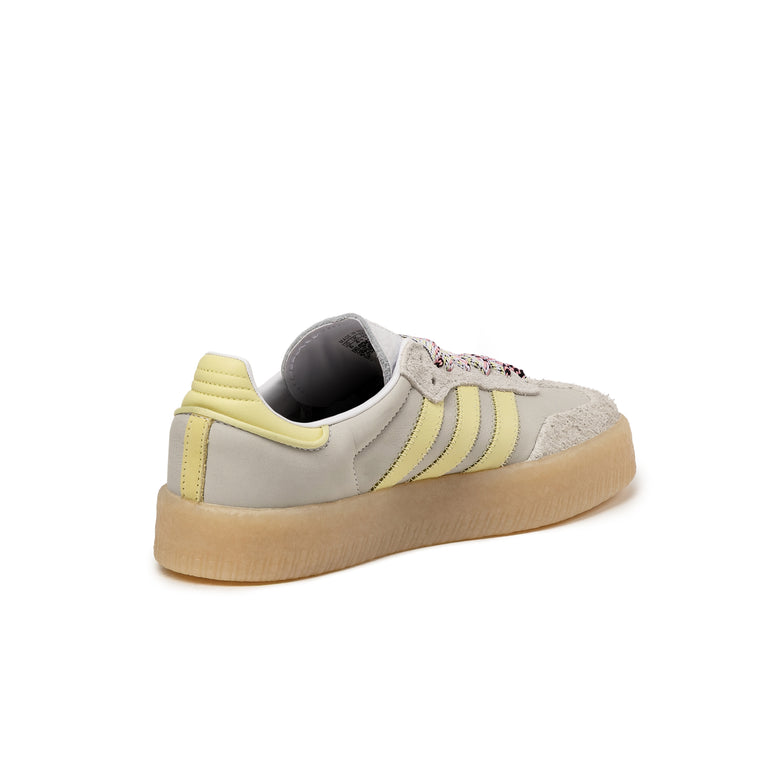 Adidas Sambae W - 38 2/3 / Footwear White / Grey One / Power Yellow - 3