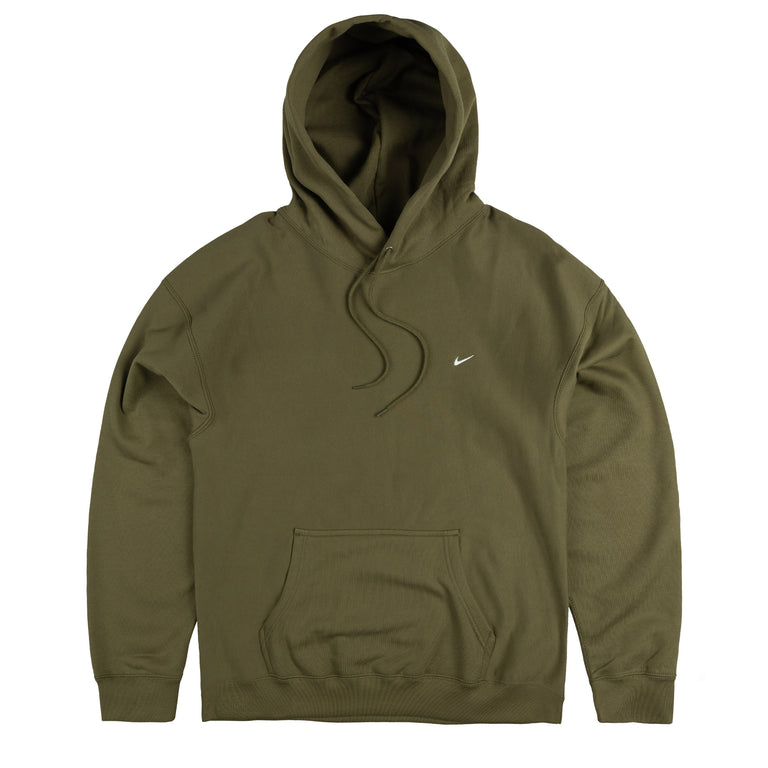 Nike	Solo Swoosh Hoodie - XL / Medium Olive / Medium Olive / White - 1