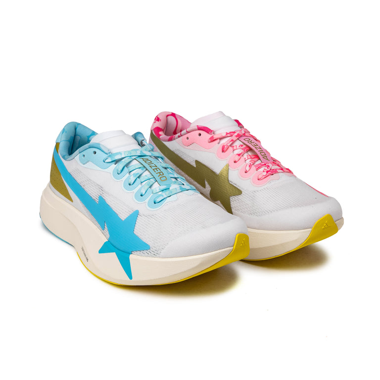 Adidas x BAPE adizero Evo SL - 40 / Core White / Metallic Gold - 5