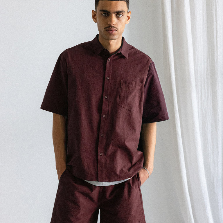 Asphaltgold Essential Track Shorts onfeet