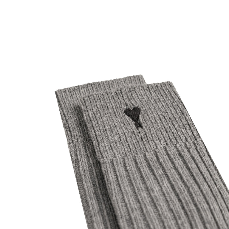 AMI Paris	Ami De Coeur Socks Three Pack - 39-42 / Off White / Grey / Black - 3