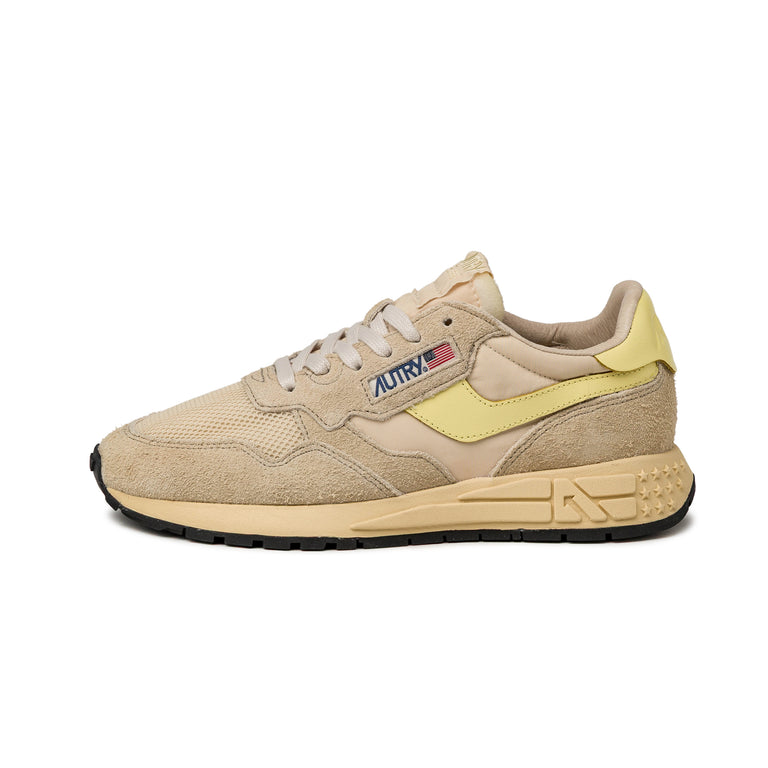 Autry Reelwind Low W *Suede / Net* - 36 / Ecru / Lemon Meringue
