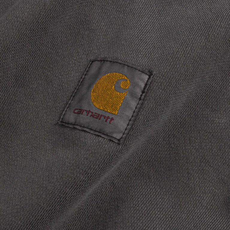 Carhartt WIP Nelson Hooded Sweat - S / Black-Garment Dyed - 3