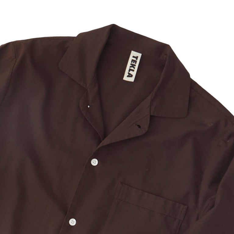 Tekla Pyjamas Shirt - S / Coffee - 2