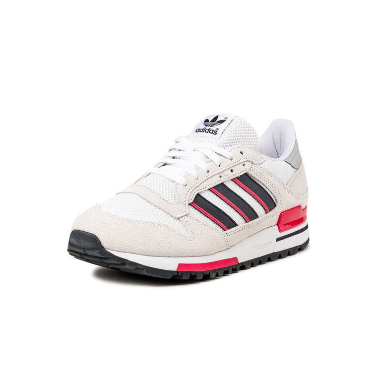 Adidas ZX 600 - 40 / Footwear White / Core Black / Semi Lucid Red - 5