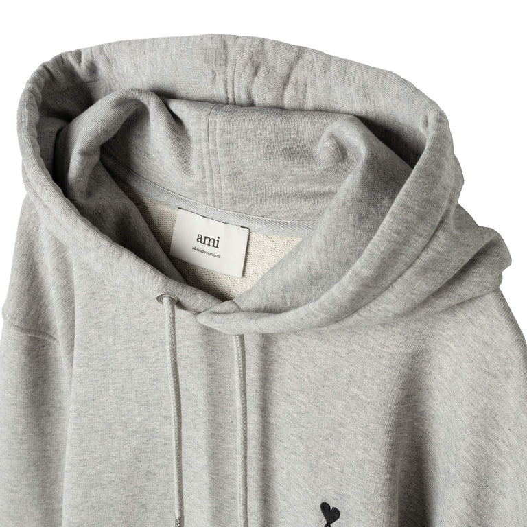AMI Paris Ami De Coeur Hoodie - M / Heather - 2