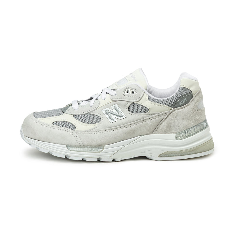 New Balance 992 *Made in USA* - 45.5 / White / Reflective / Silver Metallic
