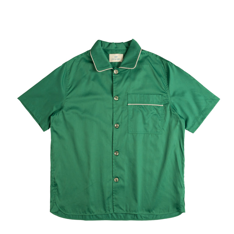 HAY Outline Pyjama Shirt - S-M / Emerald Green
