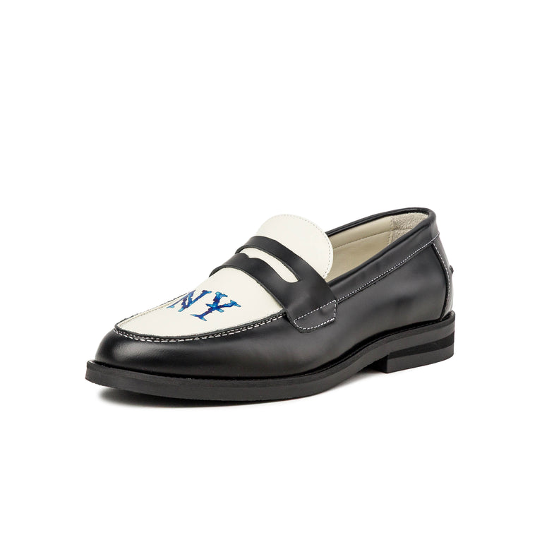 Duke + Dexter Wilde Penny Loafer *NY* - 41 / Black / White - 4