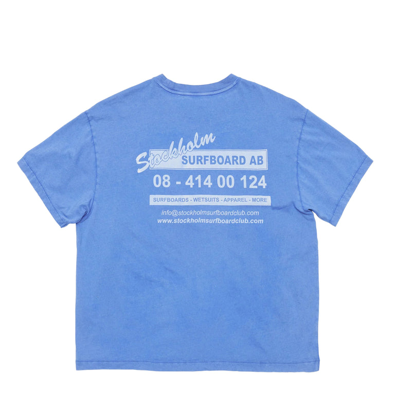 Stockholm Surfboard Club Printed Pocket T-Shirt - XL / Ocean - 1