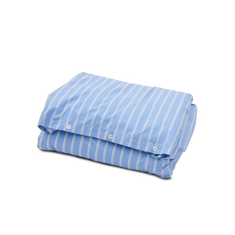 Tekla Duvet Cover - 240 x 220cm / Island Blue Stripes
