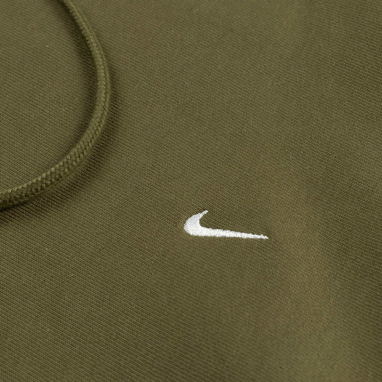 Nike	Solo Swoosh Hoodie - XL / Medium Olive / Medium Olive / White - 3