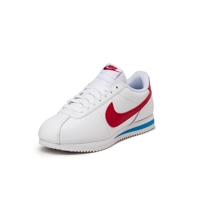 Nike Wmns Cortez - 36.5 / White / Varsity Red / Varsity Blue - 5