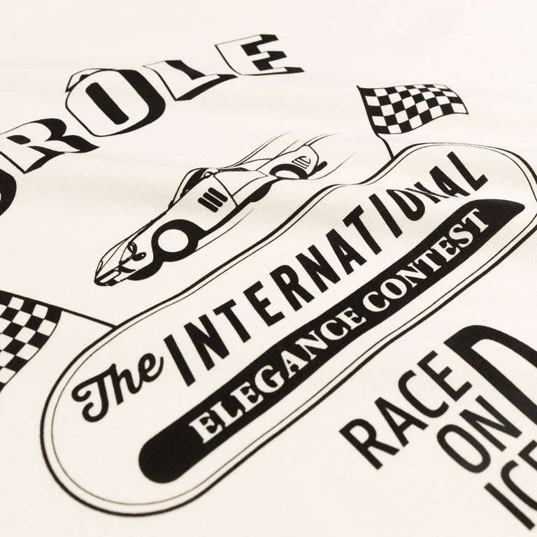 Drole de Monsieur Le T-Shirt Race On Ice - XL / Off White - 3