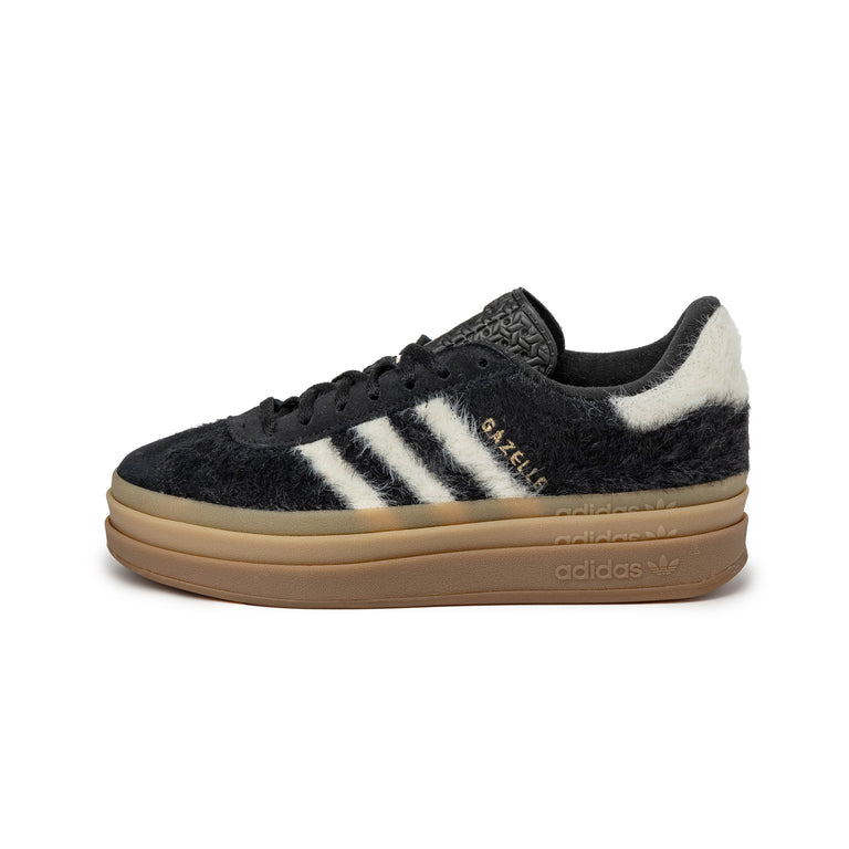 Adidas Gazelle Bold W - 36 2/3 / Core Black / Cream White / Gold Metallic
