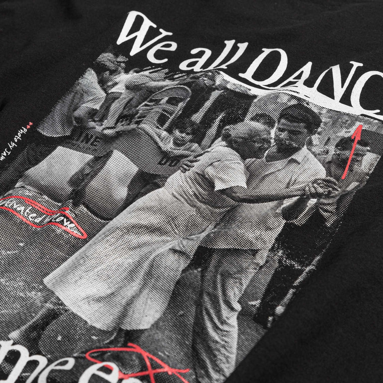 Asphaltgold We all dance the same Earth T-Shirt *united* - S / Black / White - 4