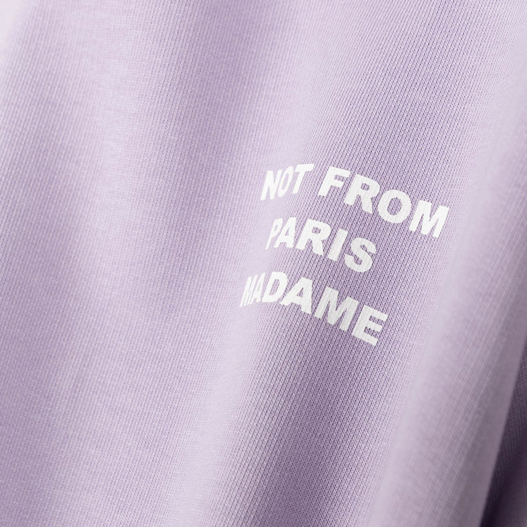 Drole de Monsieur Le Sweatshirt Slogan - XXL / Lavender - 5