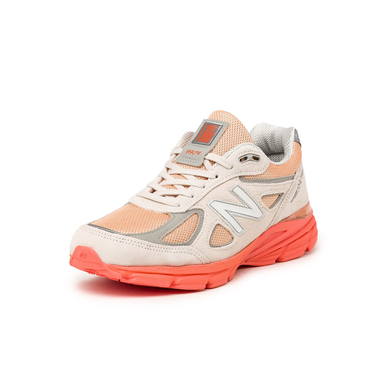 New Balance 990 v4 *Made in USA* - 39.5 / Moonbeam / Tangerine Heat / Dried Orange - 3