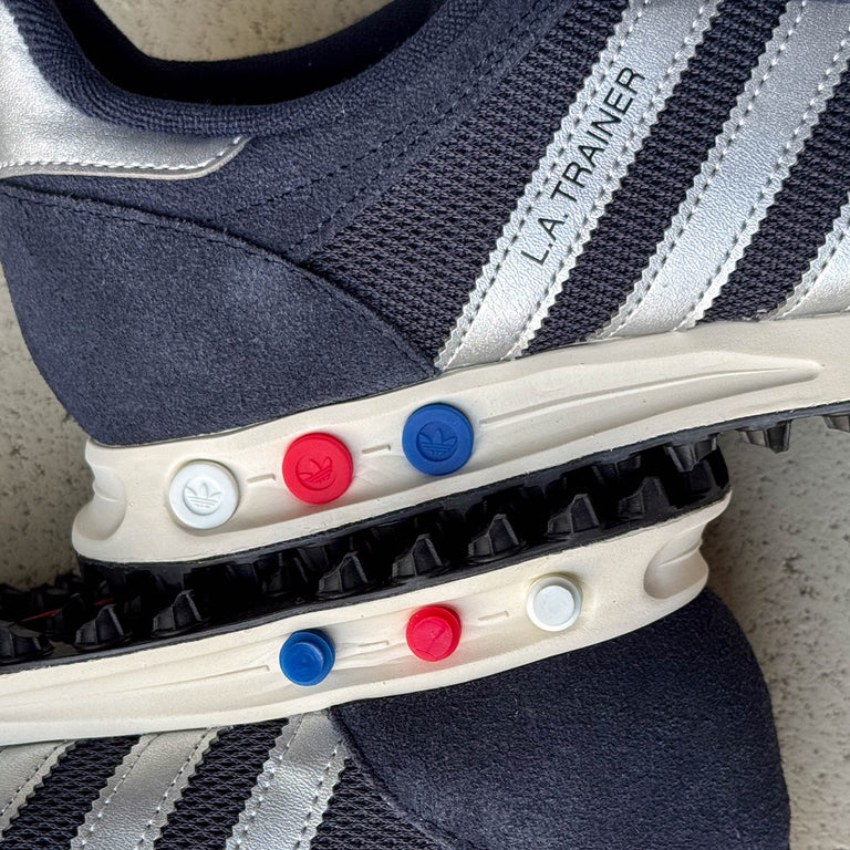 Adidas LA Trainer OG - 40 / Legend Ink / Silver Metallic / Off White - 3