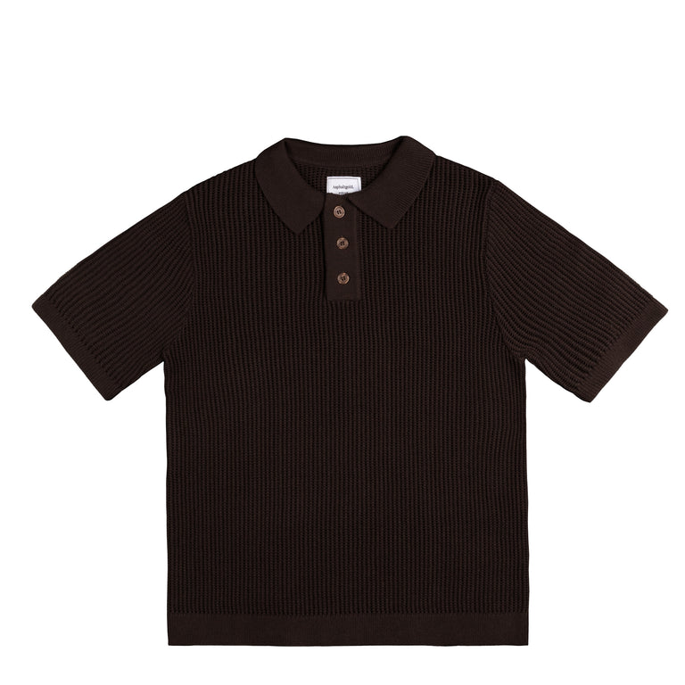 Asphaltgold Summer of Joy Crochet Shirt - XS / Brown

